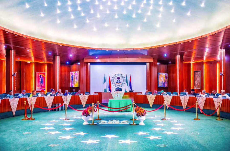 Federal Executive Council meeting at the Presidential Villa ahead of approval of the 2026 budget.