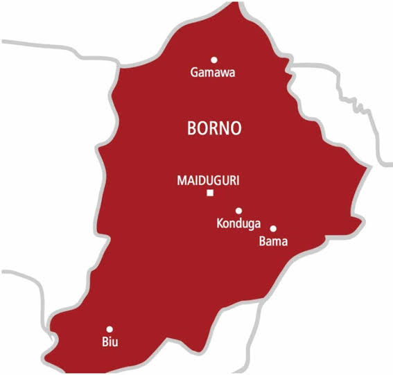 Borno state map