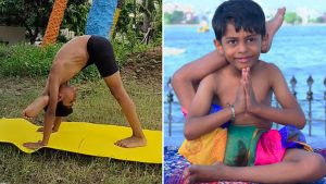Pratyaksh Vijay — 5 years, 337 days (youngest male yoga instructor)