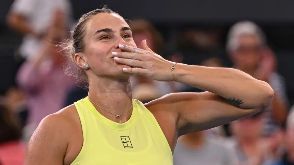 Tennis star Sabalenka sees fitness boost from ‘battle of the sexes’