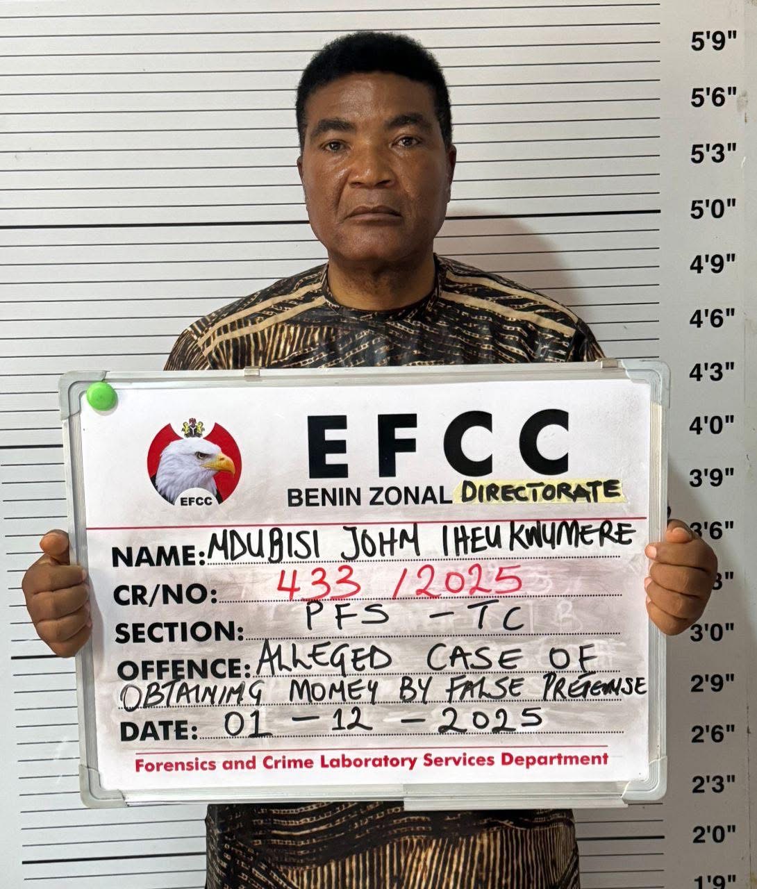 EFCC arraigns man for alleged ₦150m fraud in Delta