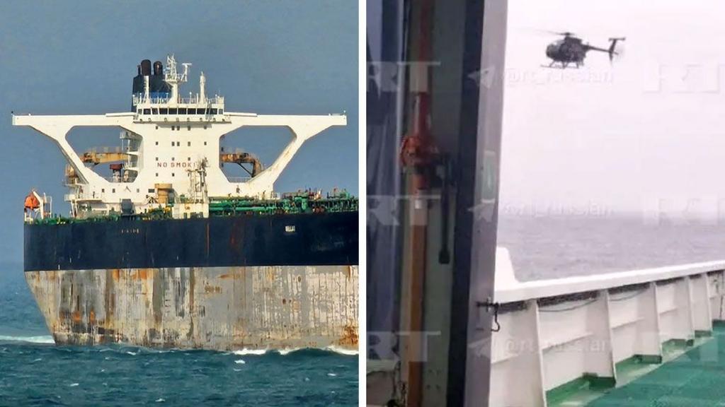 Seized flagged oil tanker