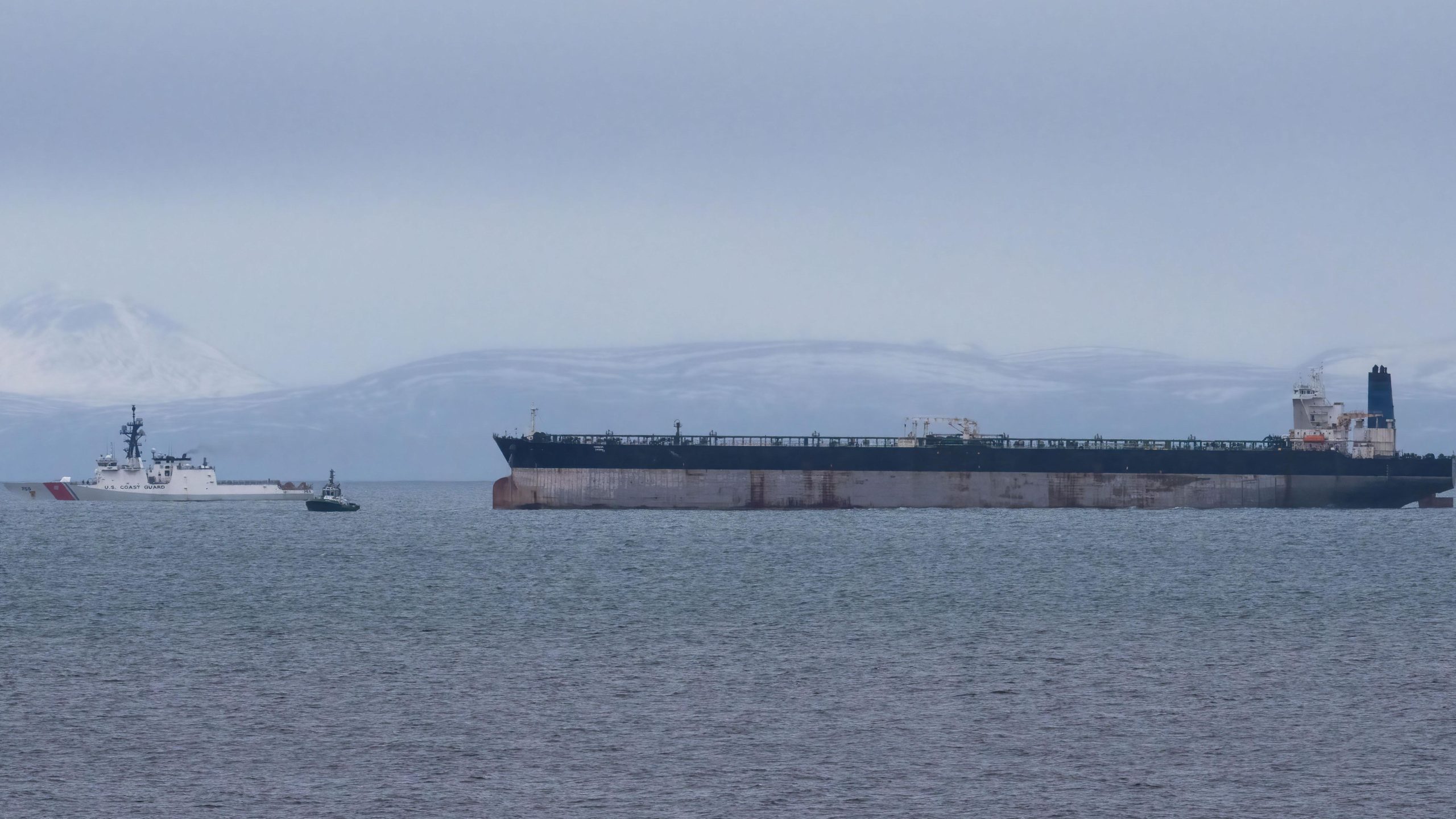 Seized oil tanker Marinera by US spotted in Scotland