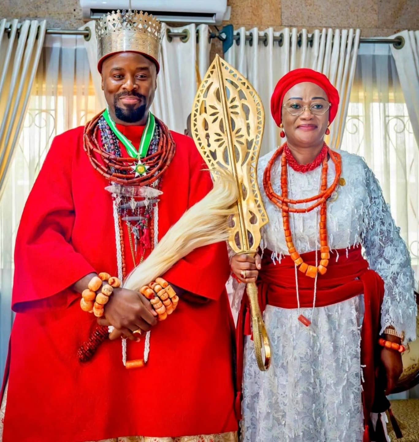 Olu of Warri honours first lady with prestigious Itsekiri title
