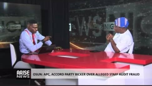 Spokesperson to the Osun State Governor, Mallam Olawale Rasheed, speaking during a televised interview about alleged N13.7bn payroll fraud in the state civil service.