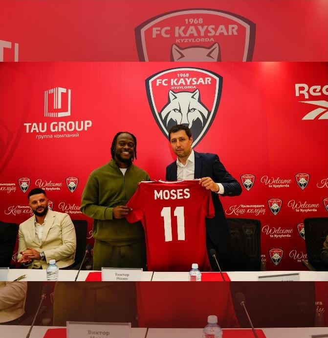 Former Super Eagle winger Victor Moses has been unable to leave Dubai after a rocket scare forced the closure of airspace around