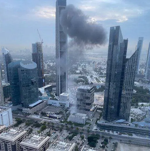 Iranian strike hits Dubai financial centre
