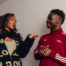 Bukayo Saka and Tems