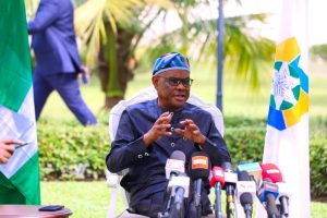 Lawyer slams Wike over controversial remarks, warns against reckless leadership rhetoric Nyesom Wike during a television interview that sparked backlash over comments directed at a journalist.